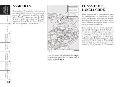 2006-2011 Lancia Ypsilon Manuel du propriétaire | Français