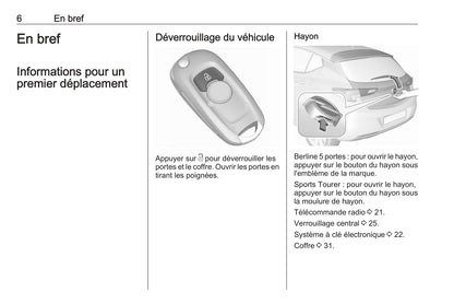 2019-2020 Opel Astra Manuel du propriétaire | Français