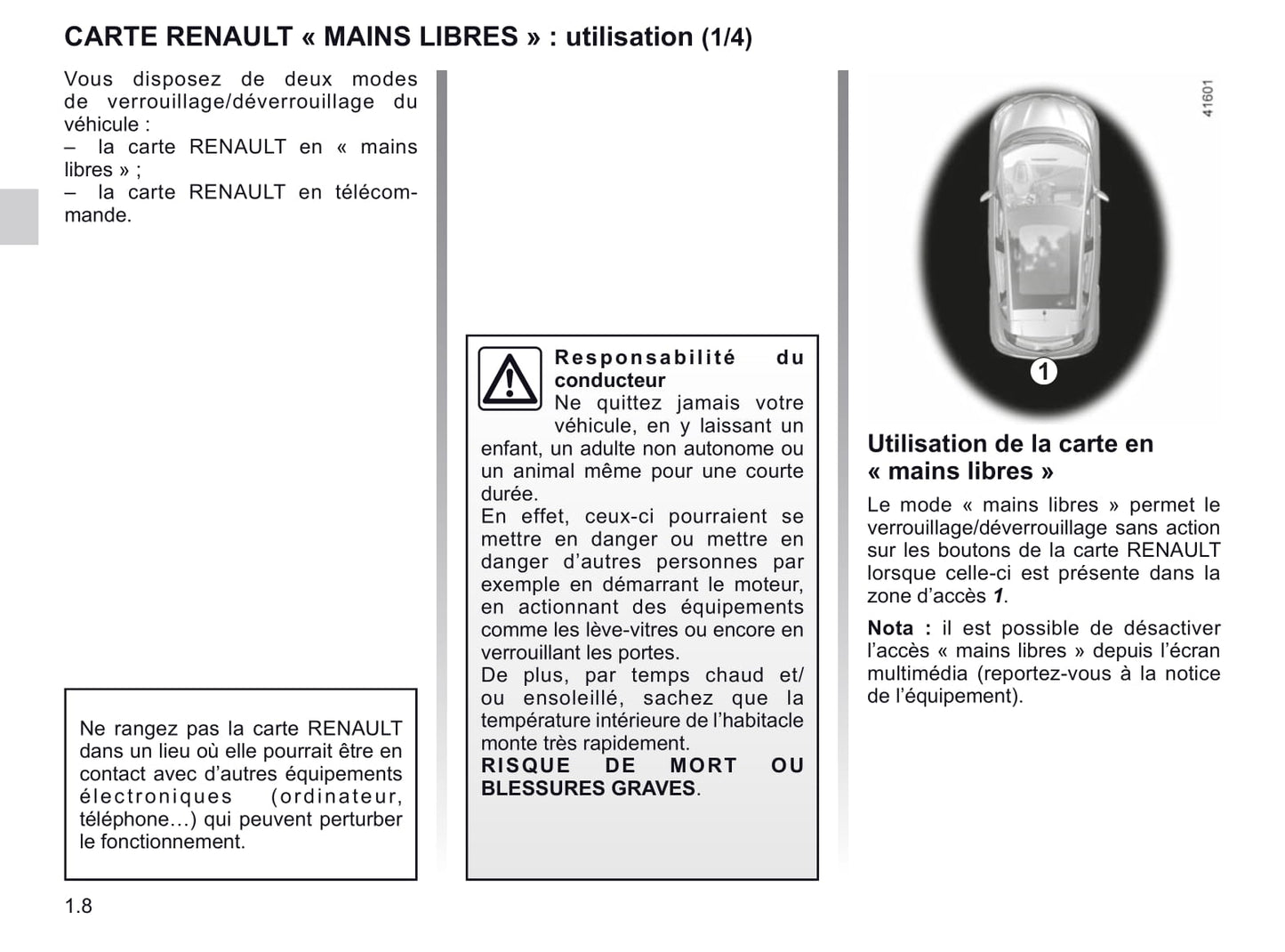 2016-2020 Renault Scenic Manuel du propriétaire | Français