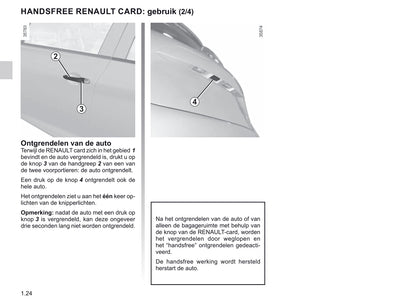 2018-2019 Renault Zoe Owner's Manual | Dutch
