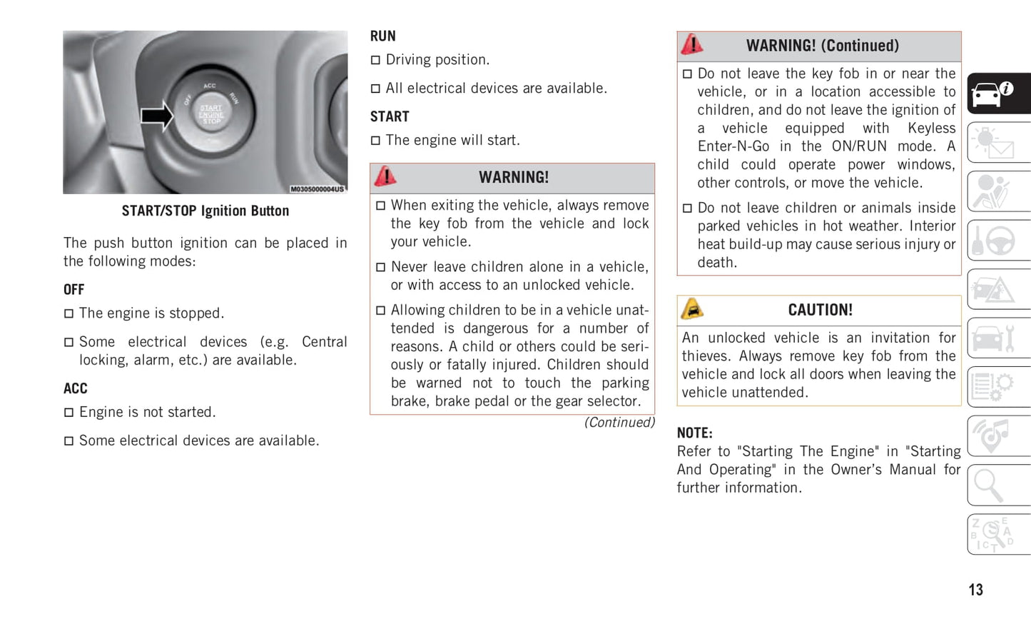 2019-2020 Jeep Wrangler Owner's Manual | English