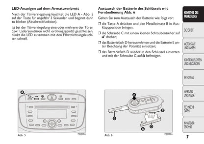 2010-2011 Fiat Punto/Punto Evo Owner's Manual | German