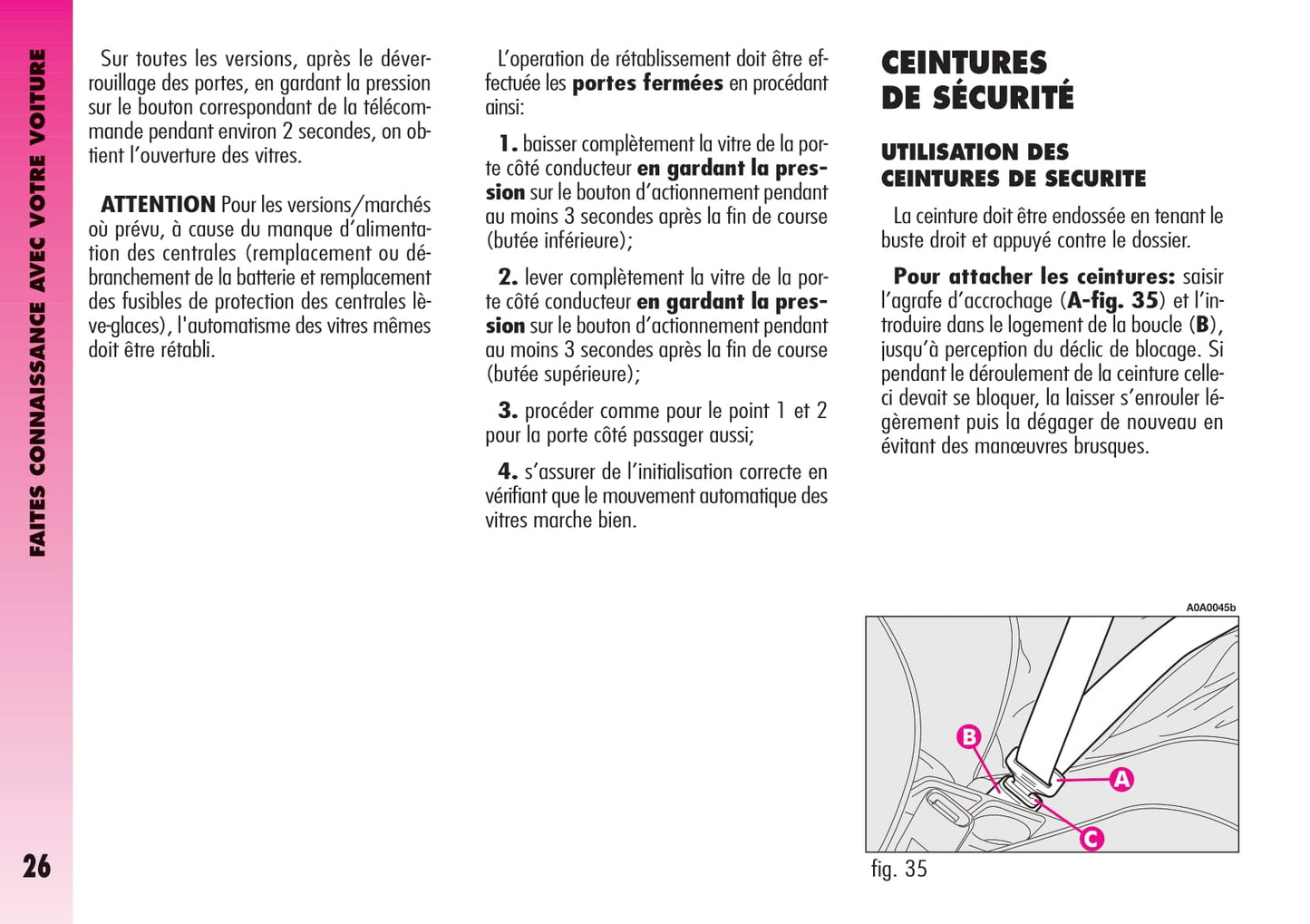 2004-2007 Alfa Romeo GT Manuel du propriétaire | Français