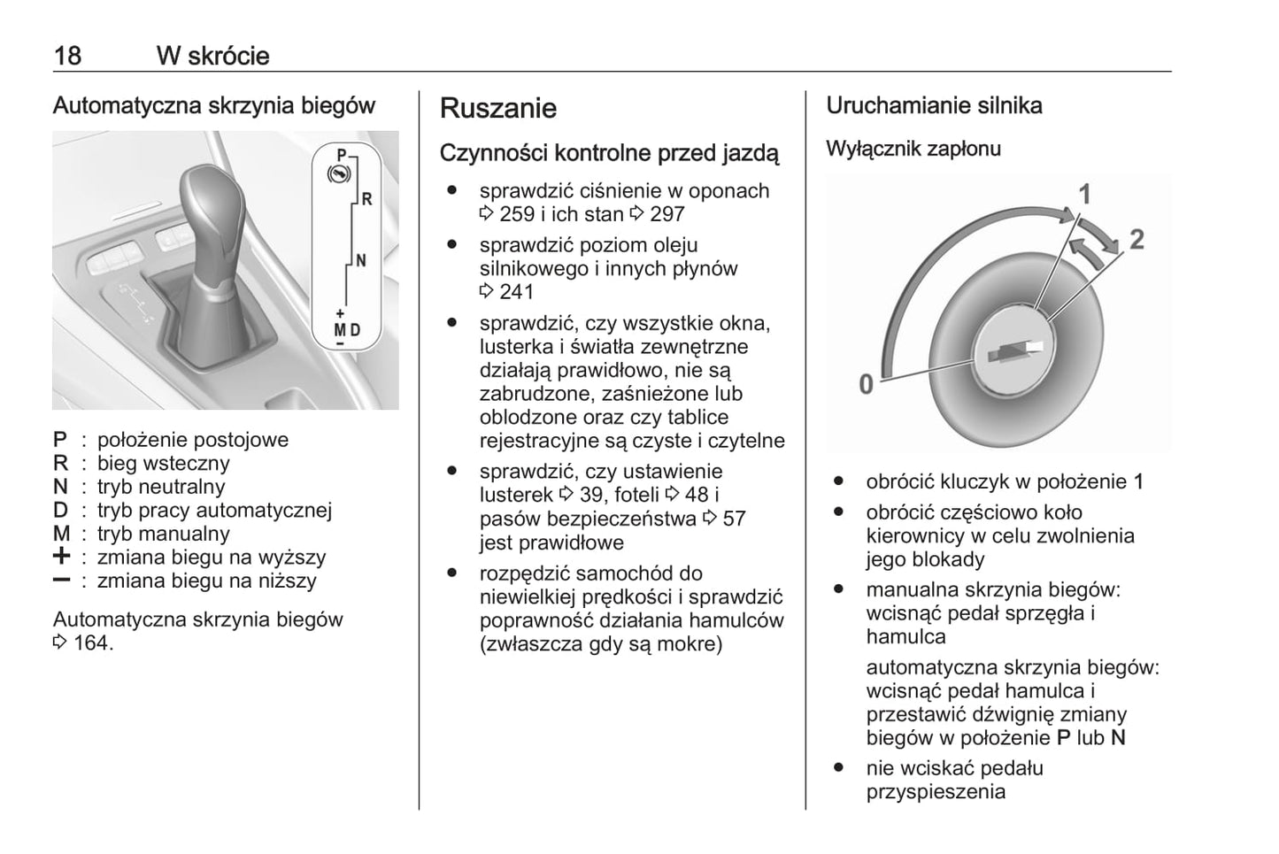 2019-2020 Opel Grandland X Owner's Manual | Polish