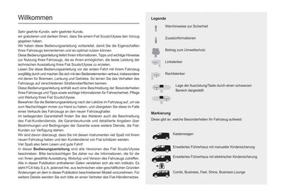 2022-2023 Fiat Scudo/Ulysse Owner's Manual | German