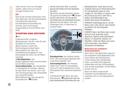 2016-2017 Abarth 124 Spider Owner's Manual | German