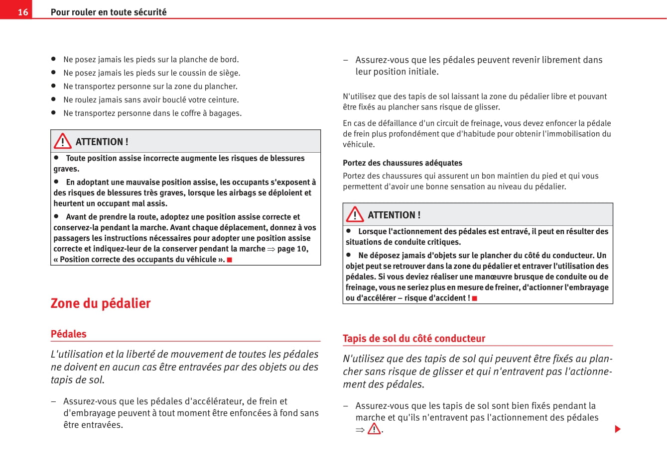 2007-2009 Seat Altea Freetrack Manuel du propriétaire | Français