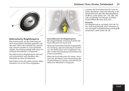 2007-2009 Opel Vectra Owner's Manual | German