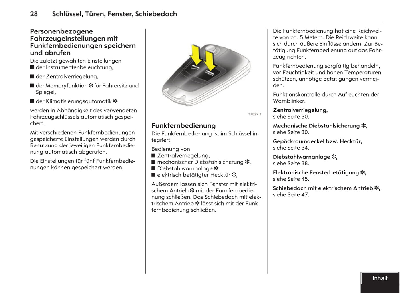 2007-2009 Opel Vectra Owner's Manual | German