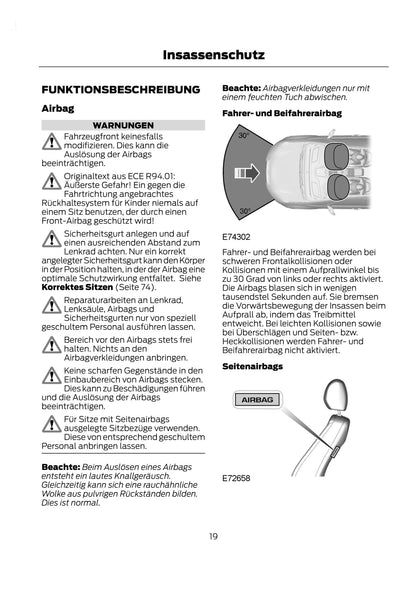 2011-2014 Ford Tourneo Connect/Transit Connect Owner's Manual | German