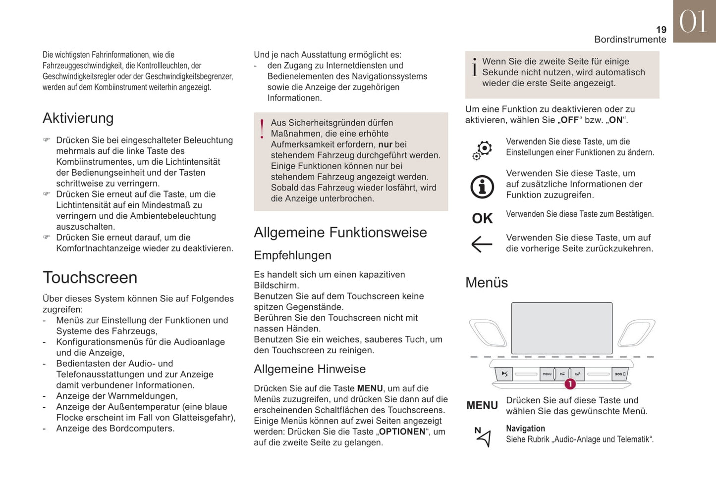 2018-2022 DS Automobiles DS 3/DS 3 Cabrio Owner's Manual | German