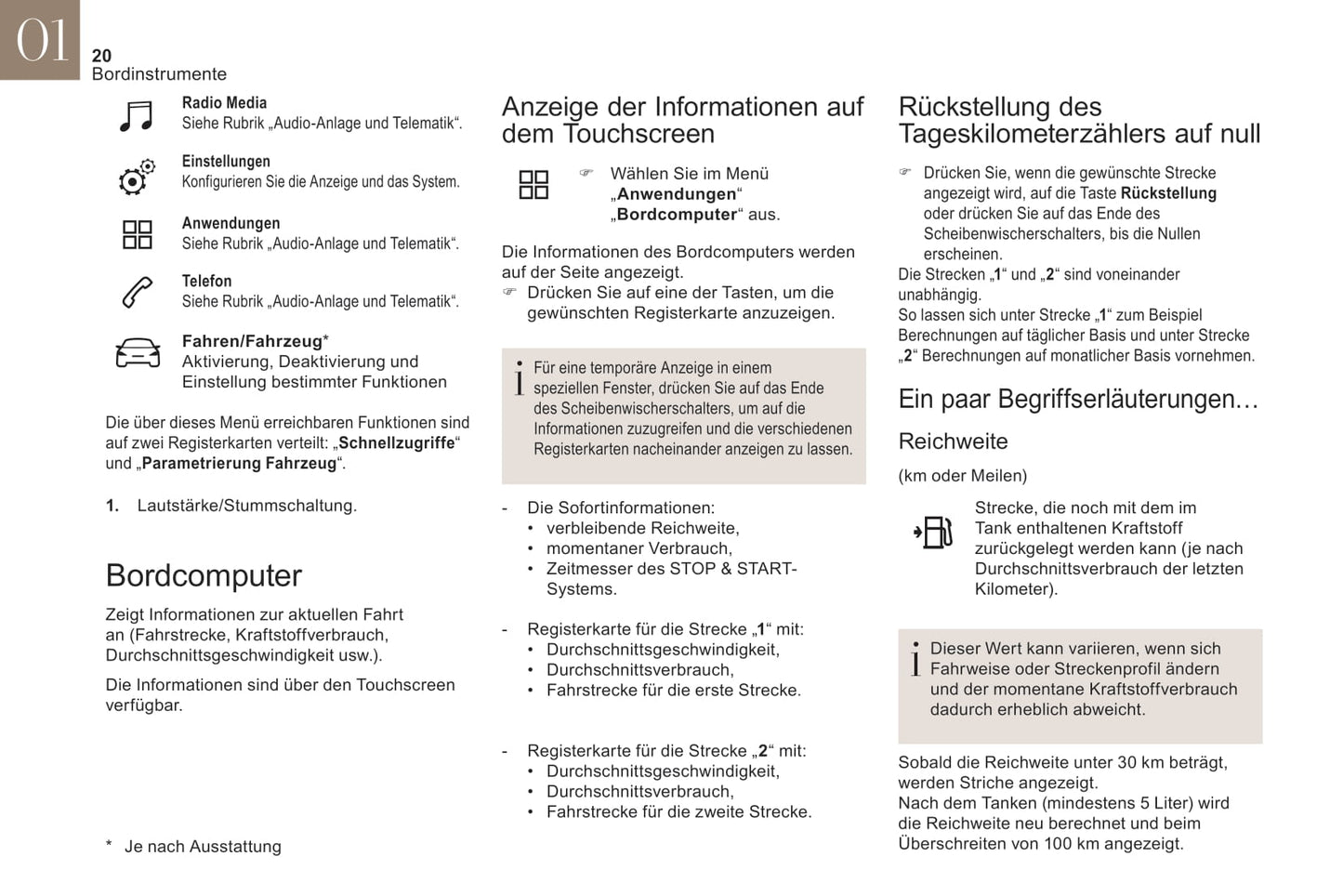 2018-2022 DS Automobiles DS 3/DS 3 Cabrio Owner's Manual | German