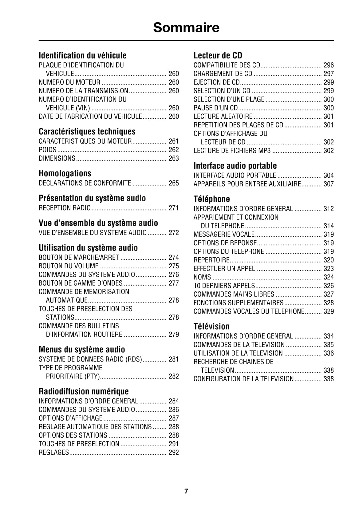 2008-2009 Jaguar XF Owner's Manual | French