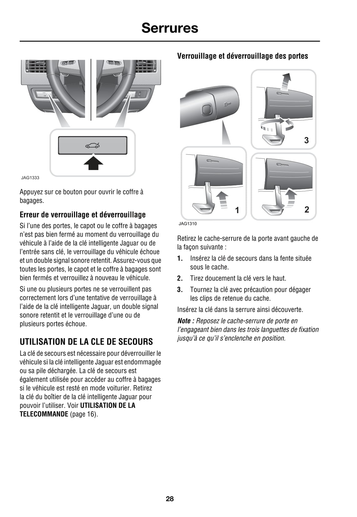 2008-2009 Jaguar XF Owner's Manual | French