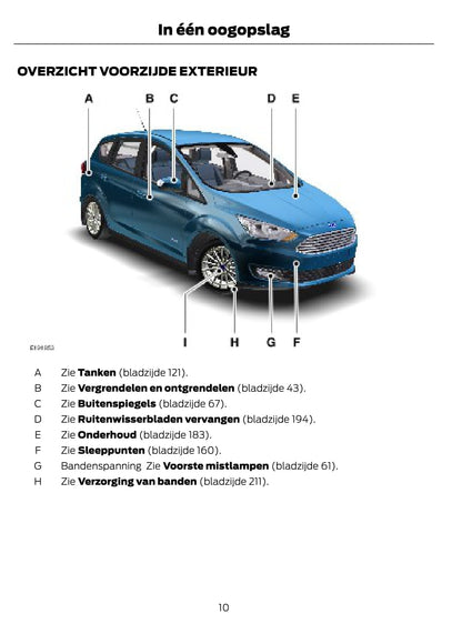 2014-2015 Ford C-Max Energi Manuel du propriétaire | Néerlandais