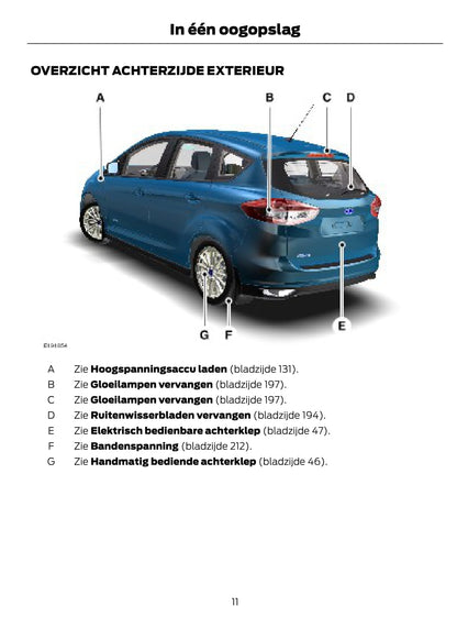 2014-2015 Ford C-Max Energi Manuel du propriétaire | Néerlandais