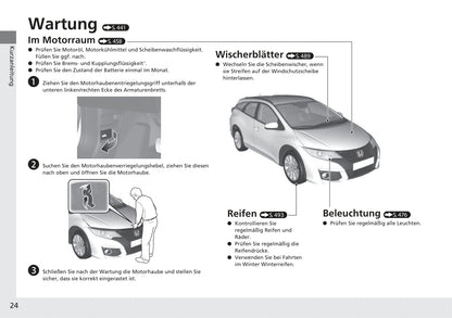 2014-2015 Honda Civic Tourer Owner's Manual | German