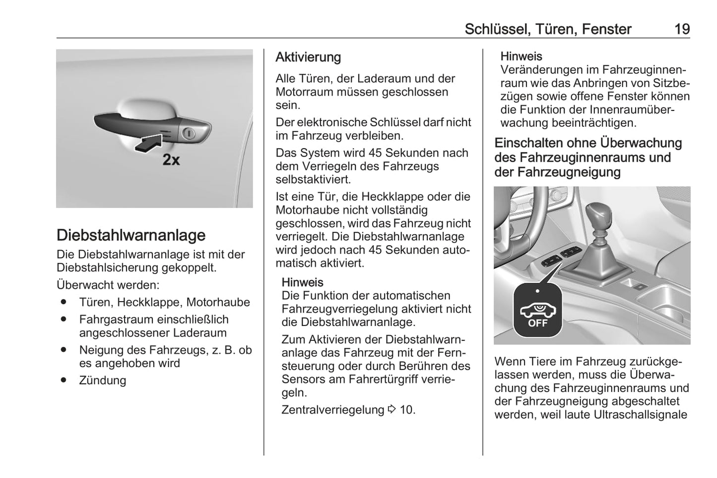 2021 Opel Mokka/Mokka-e Owner's Manual | German