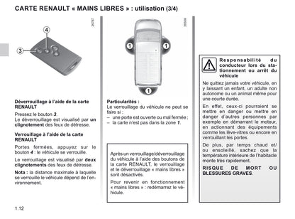 2020-2021 Renault Trafic Owner's Manual | French