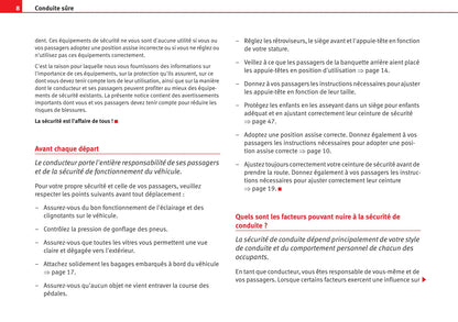 2004-2009 Seat Altea Manuel du propriétaire | Français