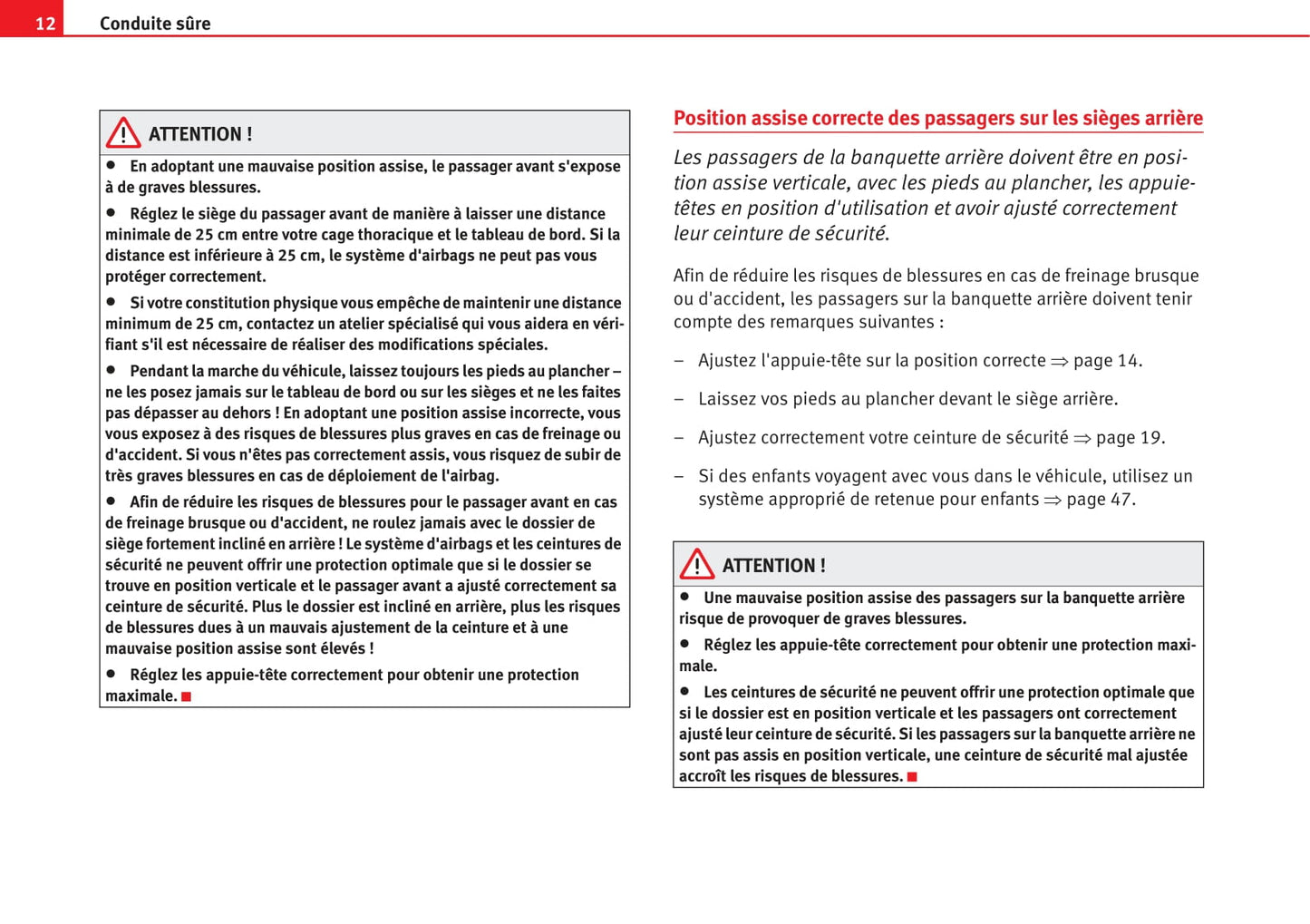 2004-2009 Seat Altea Manuel du propriétaire | Français