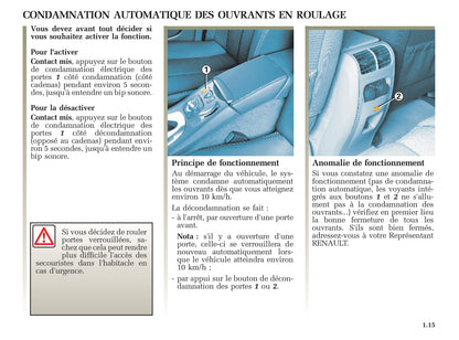 2005-2006 Renault Vel Satis Owner's Manual | French