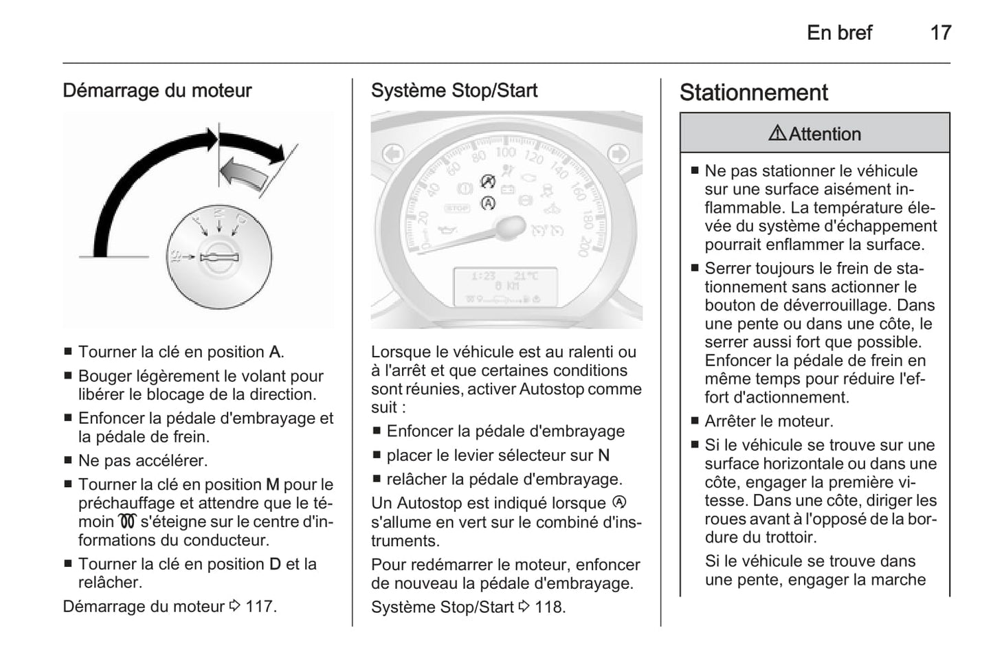 2014-2015 Opel Movano Owner's Manual | French