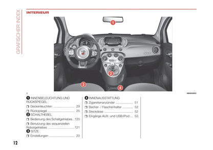 2016-2022 Abarth 595 Manuel du propriétaire | Allemand