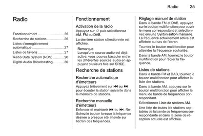 2012-2016 Opel Mokka Owner's Manual | French