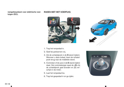 2018 Nissan Leaf Owner's Manual | Dutch