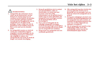 2000-2001 Jaguar S-Type Owner's Manual | Dutch