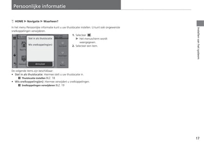 Honda CR-V Navigatie Handleiding 2015 - 2018