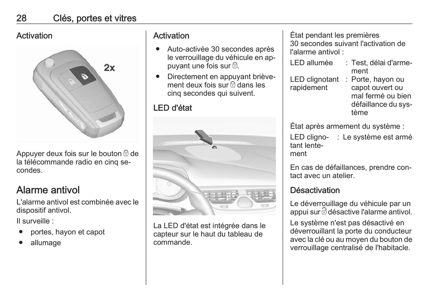 2016-2017 Opel Corsa Owner's Manual | French