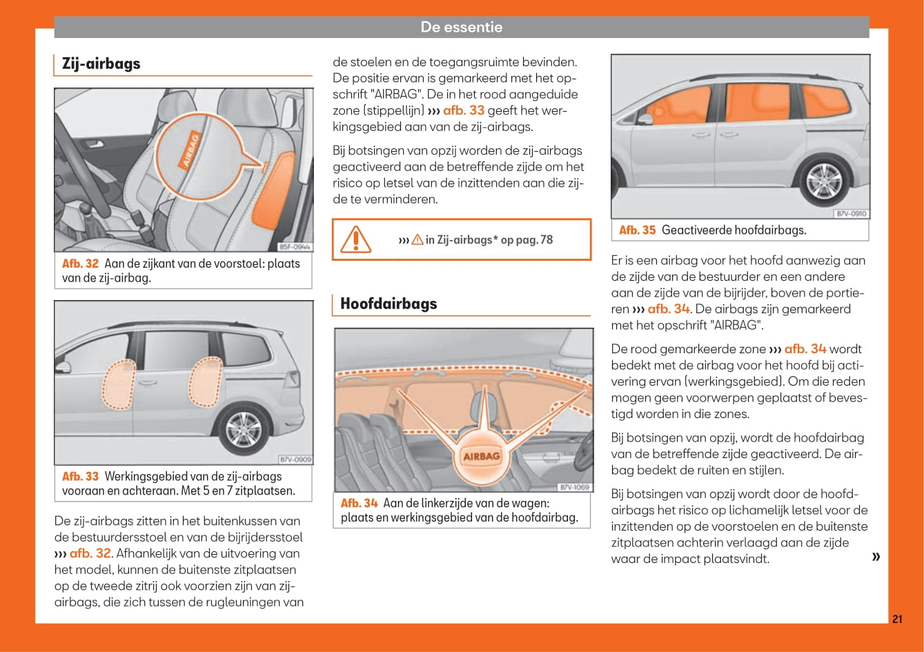 2015-2019 Seat Alhambra Manuel du propriétaire | Néerlandais