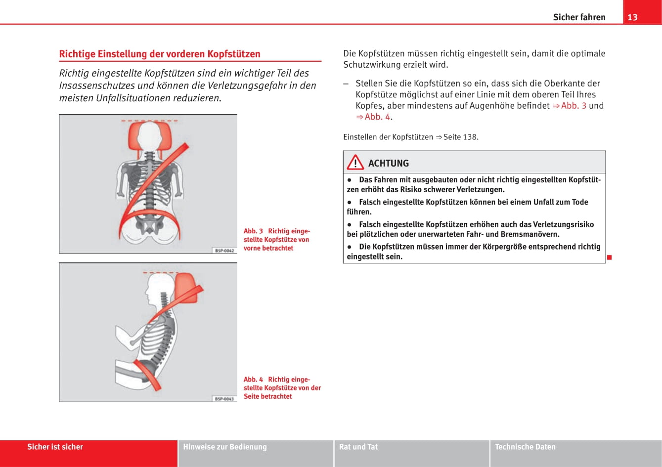 2012-2013 Seat Exeo Owner's Manual | German