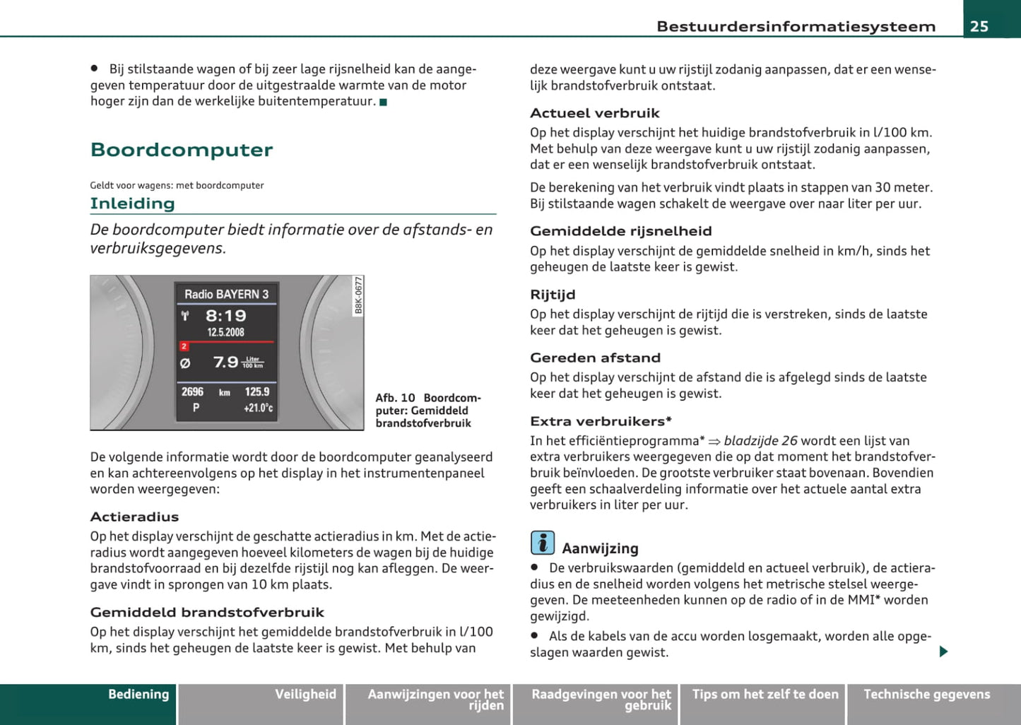 2007-2011 Audi A4 Manuel du propriétaire | Néerlandais