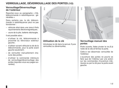 2008-2012 Renault Modus Manuel du propriétaire | Français