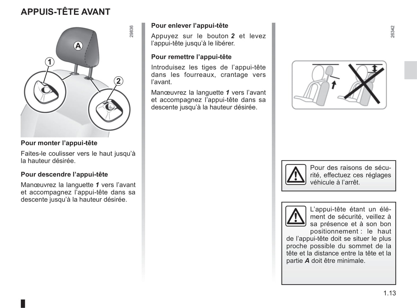 2012-2013 Renault Modus/Grand Modus Owner's Manual | French