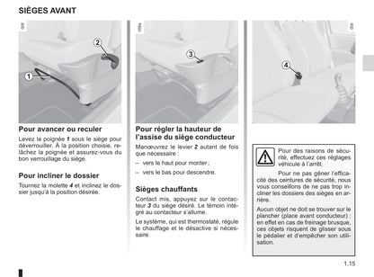 2008-2012 Renault Modus Manuel du propriétaire | Français