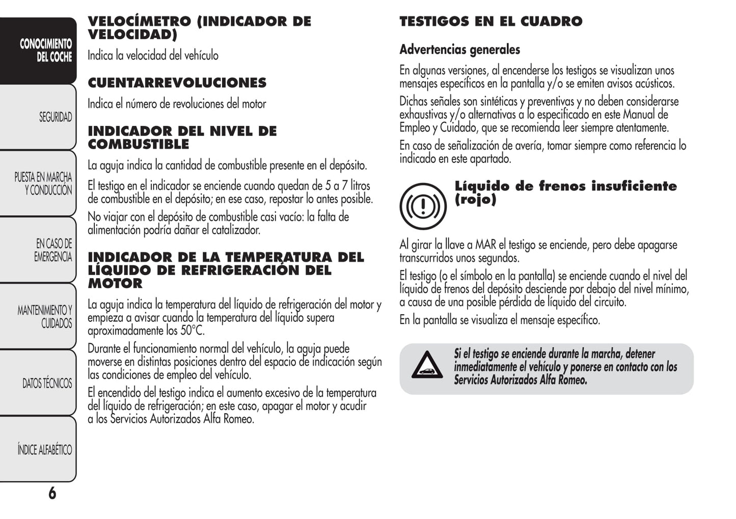 2008-2014 Alfa Romeo MiTo Manuel du propriétaire | Espagnol