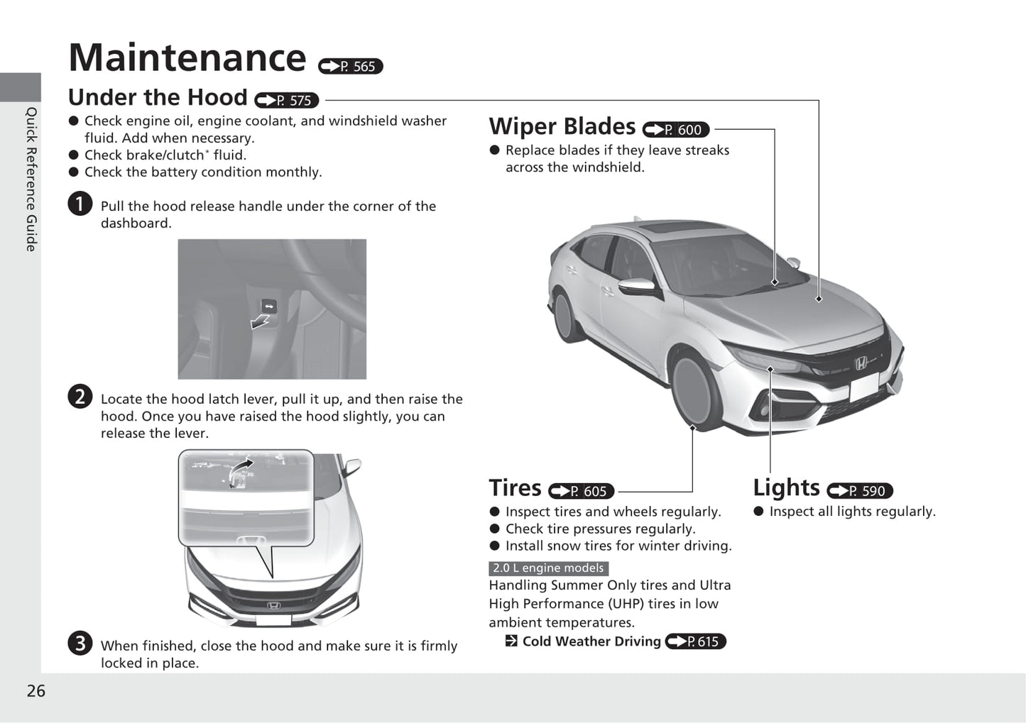 2020 Honda Civic Hatchback Owner's Manual | English