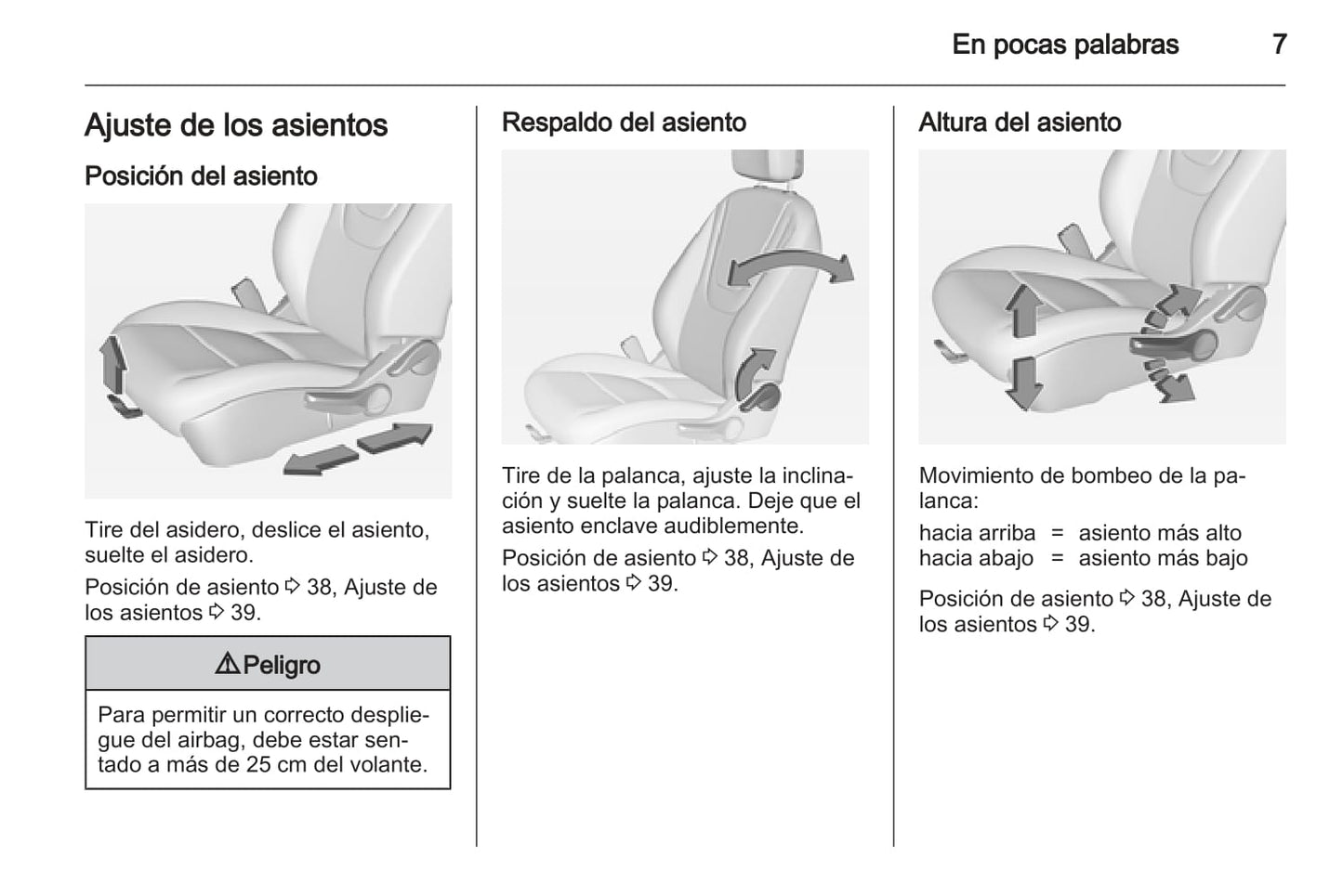 2012-2013 Opel Ampera Owner's Manual | Spanish