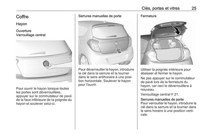 2018-2019 Opel Karl Manuel du propriétaire | Français