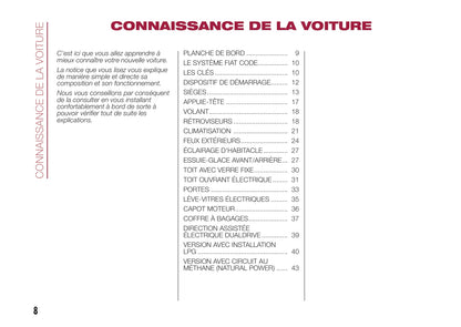 2017-2018 Fiat 500L Owner's Manual | French