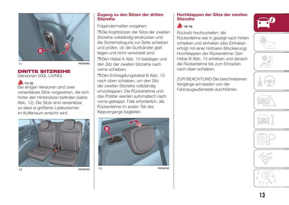 2015-2016 Fiat 500L Owner's Manual | German