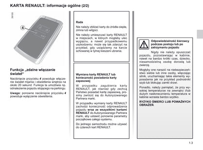 2018-2019 Renault Espace Owner's Manual | Polish