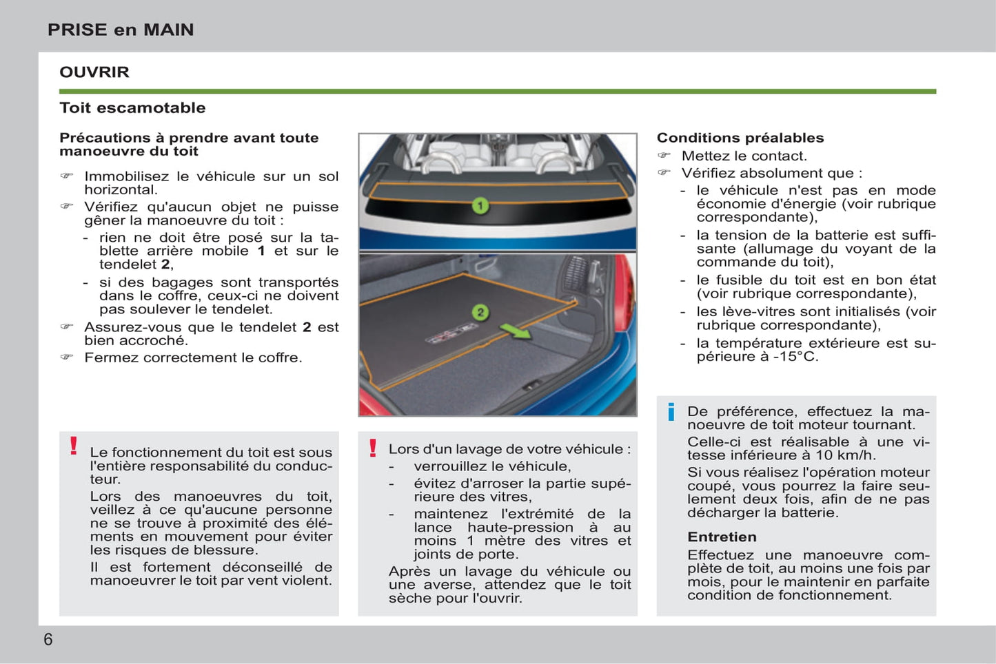 2014-2015 Peugeot 207 CC Owner's Manual | French