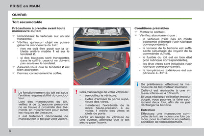 2014-2015 Peugeot 207 CC Owner's Manual | French