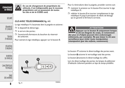 2013-2014 Fiat Ducato/Ducato Euro 4 Owner's Manual | French