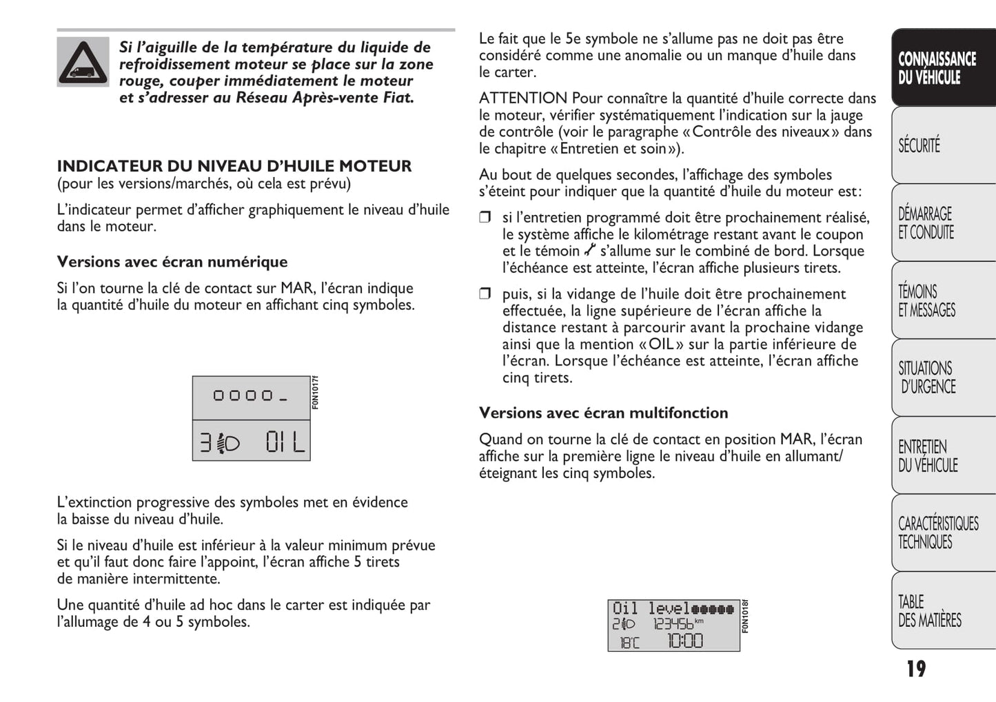 2006-2014 Fiat Ducato Euro 4 Manuel du propriétaire | Français